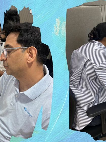 Art is for everyone. It's wonderful to see professionals from different fields dive into painting and enjoy a creative break from their work routine during my corporate workshops.