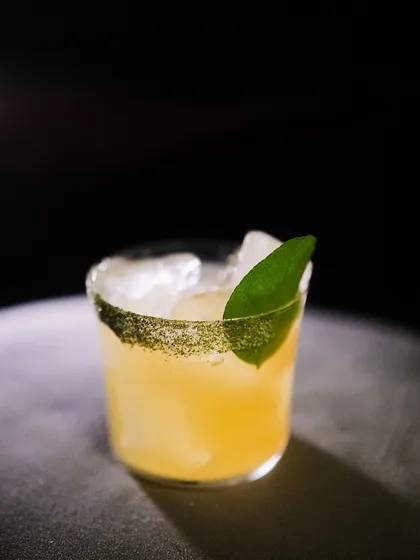 The final creation from our collaboration with Reka Bar in Kuala Lumpur. This cocktail features a salt rim made from local herbs, perfectly balancing a citrus-forward profile. It represents our philosophy of creating beautiful, thoughtful drinks that reflect a sense of place.
