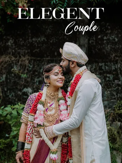 A tender moment from a South Indian wedding ceremony. Our experience with diverse cultural traditions allows us to anticipate and capture the quiet, significant rituals that are full of emotion.