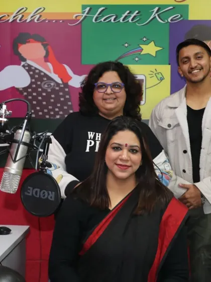 Posing with the RJs and team at Radio Maharani. Their energy and professionalism made the entire experience seamless and enjoyable.