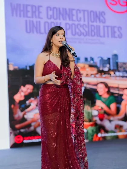 On stage for Singapore Tourism, bringing the vibrant story of the destination to life. My role was to showcase the unique possibilities for MICE events in Singapore.