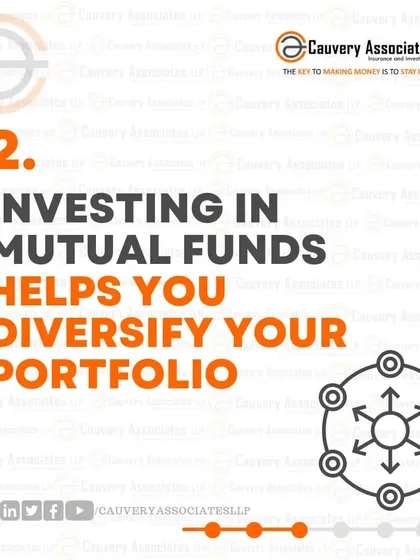 Investing in mutual funds is an excellent way to diversify your portfolio. Instead of buying individual stocks, a single mutual fund gives you exposure to a wide range of companies, reducing your overall risk.