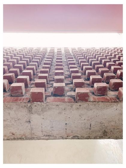 Duplicate of the protruding brick detail.