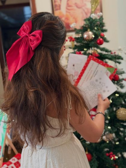 Getting all the materials ready for a Christmas party. I love how art brings so much joy and togetherness, especially during the festive season.