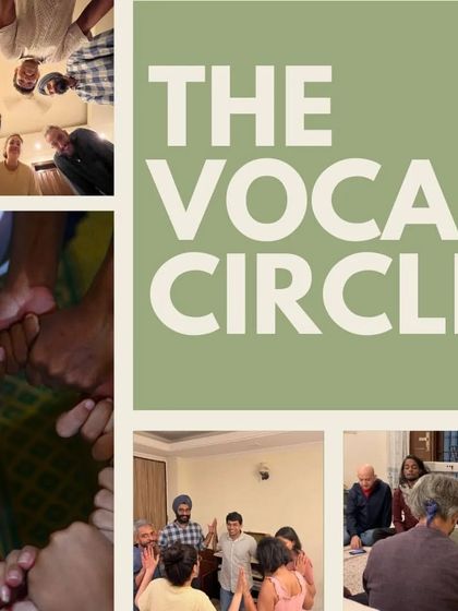 A collage of moments from The Vocal Circle, capturing the joy and connection of our group singing sessions.