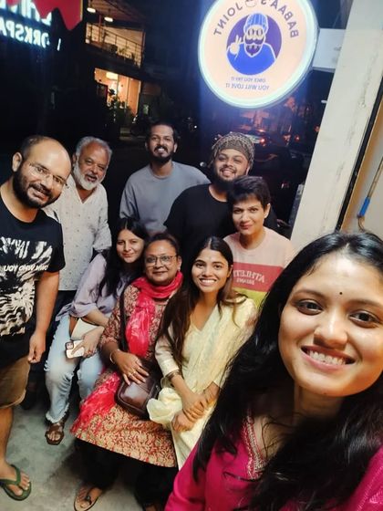 My favorite people all in one frame. This joint is built on family, friends, and community. This picture is everything to me.