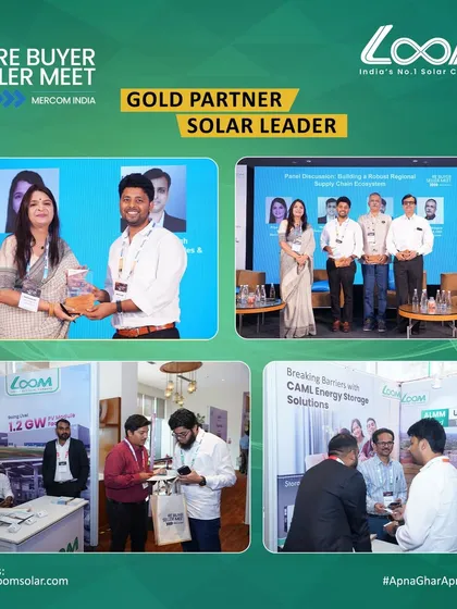 A collage from the RE Buyer Seller Meet in Hyderabad, where I was a Gold Partner. These events are crucial for building partnerships and accelerating solar adoption.