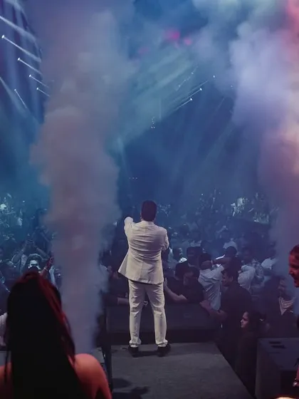 The moment the CO2 jets hit. I use a full arsenal of special effects to build hype and create high-energy peaks during a performance, ensuring the crowd is fully engaged from start to finish.