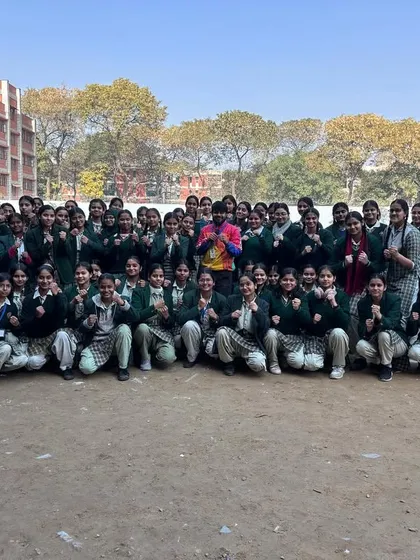 This is a self-defense camp I conducted for the students at GGSSS MB Road Pushp Vihar school. Seeing this group of young women standing strong and ready gives me hope. We are building a generation that is aware and confident.