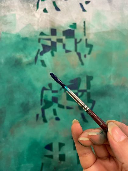 Pragya Jain - Commissioned Fine Art In the Studio: The Creative Process photo 5