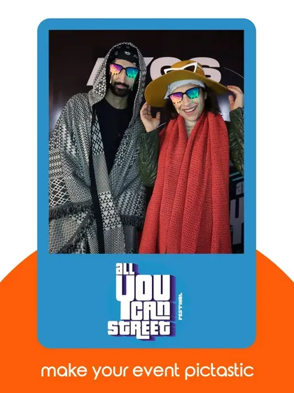 Making the "All You Can Street" festival 'Pictastic'. My booth captured the unique street style of attendees with fun props and a custom branded frame.
