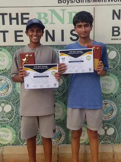 Dhanvanth Praveen finished as Runner-Up in the Boys U16 Singles at the AITA Championship Series in Delhi. He showed great fighting spirit throughout the tournament.