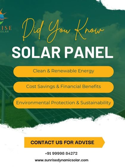 This graphic summarizes the key benefits of solar panels: clean and renewable energy, cost savings, and environmental protection. Contact me for advice on your project.