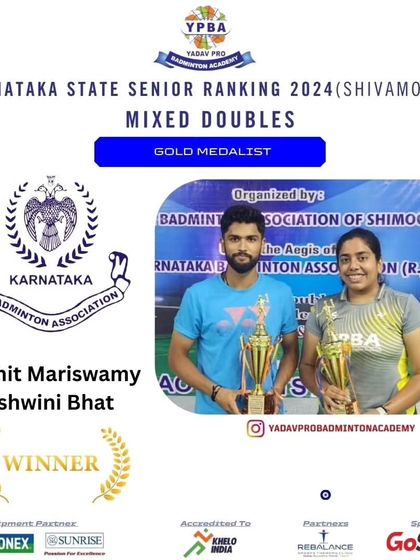 Yadav Pro Badminton Academy - Professional Badminton Coaching Programs State & Zonal Tournament Winners photo 109
