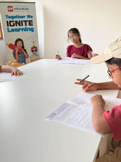 Students take the IRO 2025 entrance test at our center. Qualifying in this test is the first step for aspiring participants to join our exclusive training program for the Olympiad.