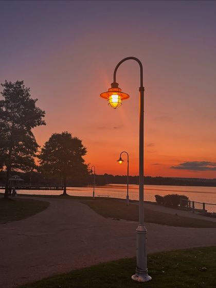 An atmospheric shot of a sunset over the water. This type of aesthetic, scenic photo helps build a mood and shows my eye for capturing beautiful moments.