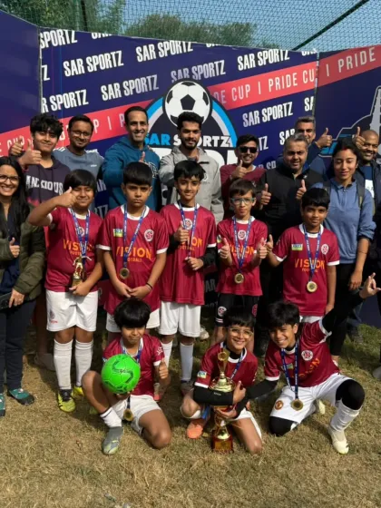 The U-11 team proudly displaying their Gold Cup Runners-Up trophy at the Pride Cup 2025. Every tournament is a chance to learn, grow, and showcase the determination that defines a Ranger.