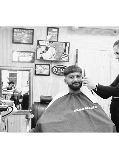 Getting a classic crop cut at the Nomad Barber London shop. Experiencing the service firsthand was an important part of my learning process, understanding the details that make the Nomad brand special.