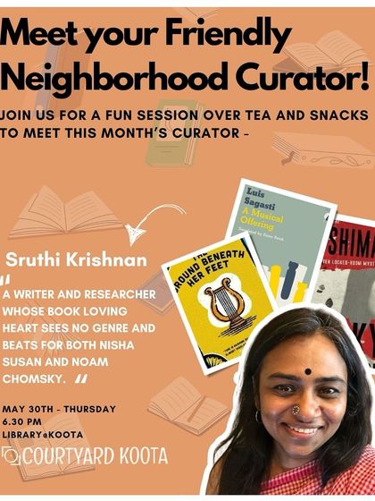 Meet Sruthi Krishnan, our May curator. A writer and researcher whose book loving heart sees no genre, she shared her favorites from Nisha Susan to Noam Chomsky.