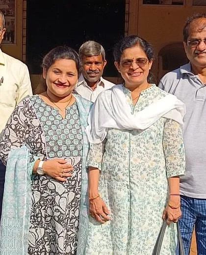 A picture with the respected organizers after my session at the GNM Nursing College in Devgad. I am so grateful for such opportunities.