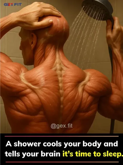 The cooling of your core body temperature is a key signal for your brain to initiate sleep. A warm shower helps accelerate this process, promoting faster and deeper sleep.