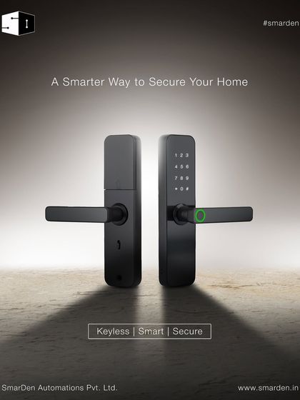 Why carry keys when you can carry confidence? My smart lock offers keyless, smart, and secure entry to your home, with features like fingerprint and passcode access.