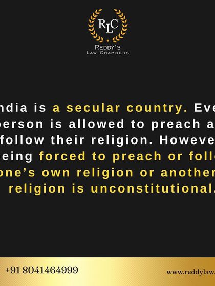 India is a secular country where everyone is free to follow their religion. However, forcing anyone to follow a religion is unconstitutional.