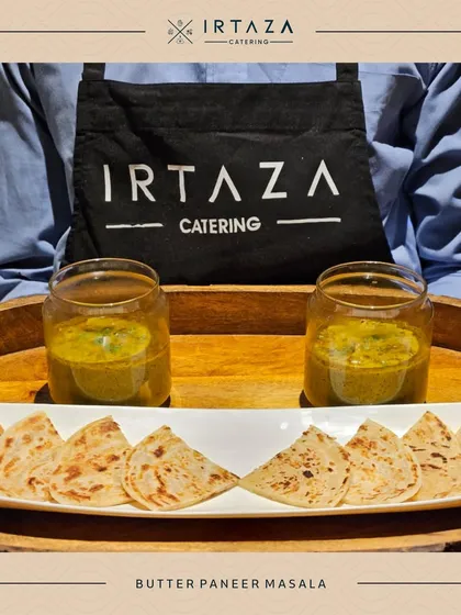 My creamy Butter Paneer Masala, presented here in individual glass jars with mini parathas. This modern serving style is perfect for intimate gatherings or cocktail-style dinners.