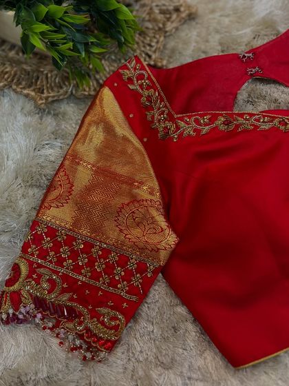 Chaithu Gowda - Custom Designer Ethnic Wear Custom Embroidered Blouses photo 32