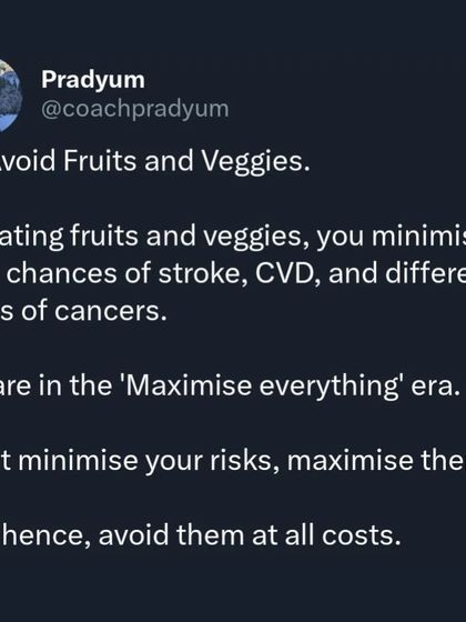 Pradyum - Nutrition & Fat Loss Coaching Debunking Industry Bullshit photo 12