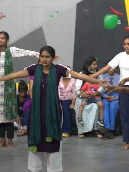 The day wasn't just about climbing. The girls from our community outreach event also shared a beautiful performance, making the day a true celebration of talent and togetherness.