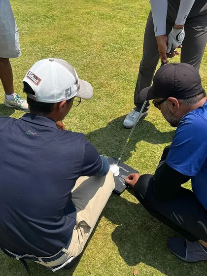 We are deeply invested in the success of all our athletes. Our team works with passion and commitment every day, using tools like the Edel Golf aim plate to refine putting technique and ensure our players feel a sense of gratitude for the process.