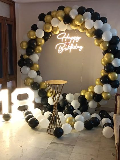 The 18th birthday ring setup from a different angle.