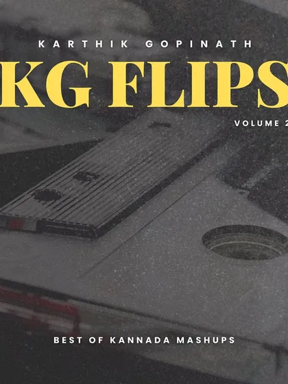 The official cover for 'KG Flips - Vol 2', my second installment of Kannada mashups. This collection dives deeper into blending Sandalwood hits with global sounds, something I'm incredibly passionate about.
