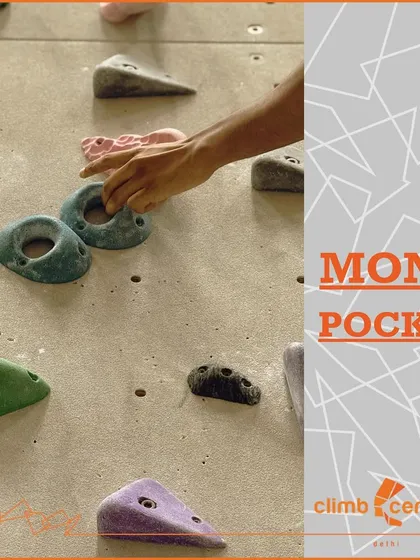 This is a 'mono pocket', a hold that only fits one finger. It requires precision and control, so be sure to build up strength before using them heavily.