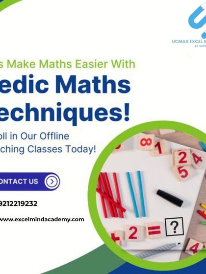 Let's make maths easier with Vedic Maths techniques. Our offline coaching classes provide hands-on learning with tools that make abstract concepts tangible.
