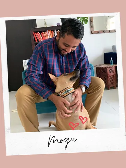 This is me and my best bud, Mogu. Fresh Fetch started because I wanted to spoil him with the best, and now I get to share that joy with you and your dogs.