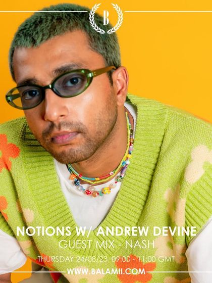 The flyer for my guest mix on Balamii radio. I put together a special selection of ambient, dub techno, and jazz for this one.