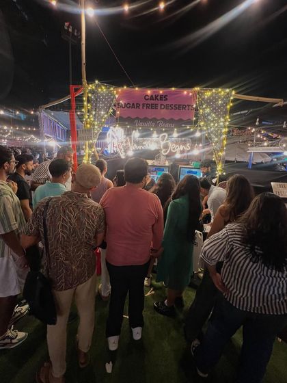A shot of the crowd gathered at our stall at The Lil Flea. We are always so humbled by the amazing turnout.