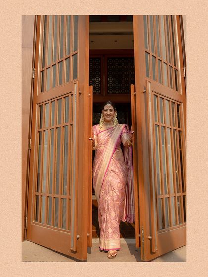 South Indian Bridal Drapes photo 3