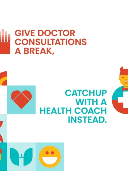 Give doctor consultations a break. Catch up with a Health Coach instead. We are making wellness more like a friendly chat.