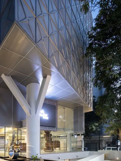 A feature from Archello, showcasing the MAP museum's design and its key features.