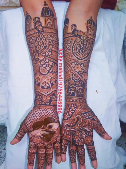 Lucky Mehndi Artist - Bridal Mehndi Engagement & Lighter Styles photo 33