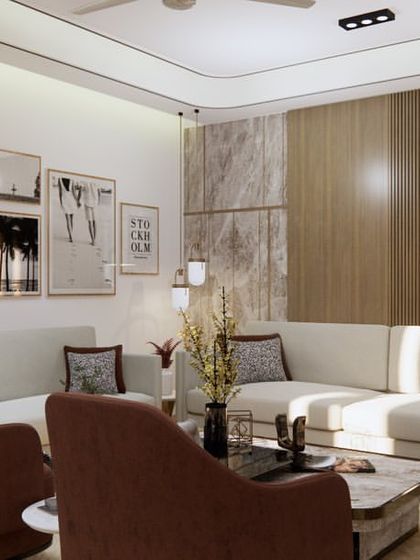 Drishtikone Design - Interior Design & Turnkey Execution Living & Dining: The Heart of the Home photo 24