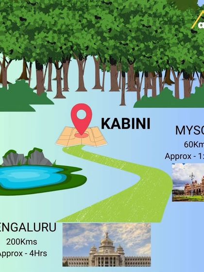 Wondering how to get to Kabini? It's an easy 4-hour drive from Bangalore or just 90 minutes from Mysore, making it a very accessible world-class wildlife destination.