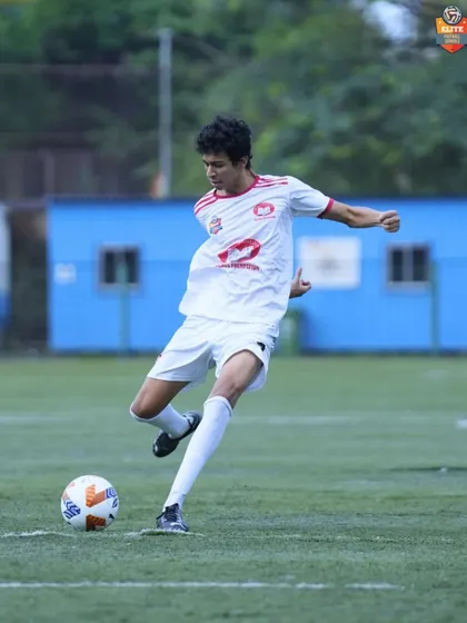A player executes a clean pass, a simple action that is the foundation of our teamwork.