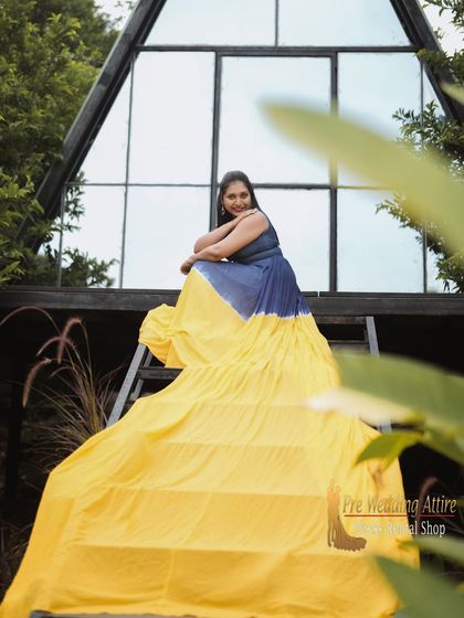 Pre Wedding Attire - Pre-Wedding Outfit Rental Dramatic Flying & Trail Gowns photo 10