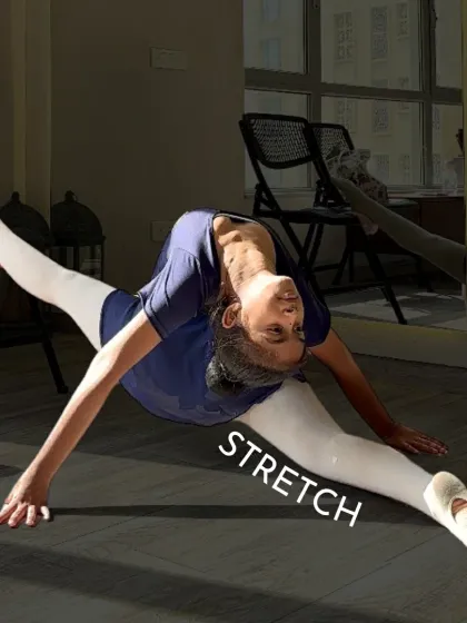 Stretch. Flexibility is a cornerstone of ballet, and we dedicate a significant portion of our class time to safe and effective stretching techniques.