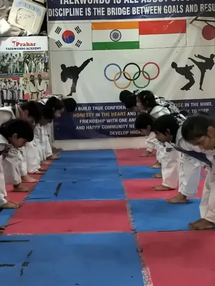 Discipline and respect are the first lessons we teach. Our youngest students learn to bow, showing respect for their coaches, their teammates, and the art of Taekwondo.