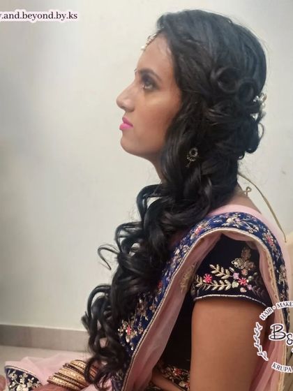 Krupa Shah - Bridal & Event Hairstyling Romantic Curls & Open Hairstyles photo 11